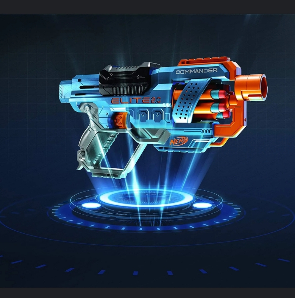 Nerf Elite 2.0 Commander RD-6 Blaster NEW